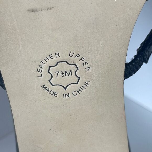 Daisy Accent Strappy Heeled Mule Sandals 7.5 - Picture 10 of 13